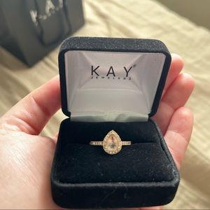 14K strawberry gold Le Vian chocolate diamond from Kay jewelers. Size 6.5